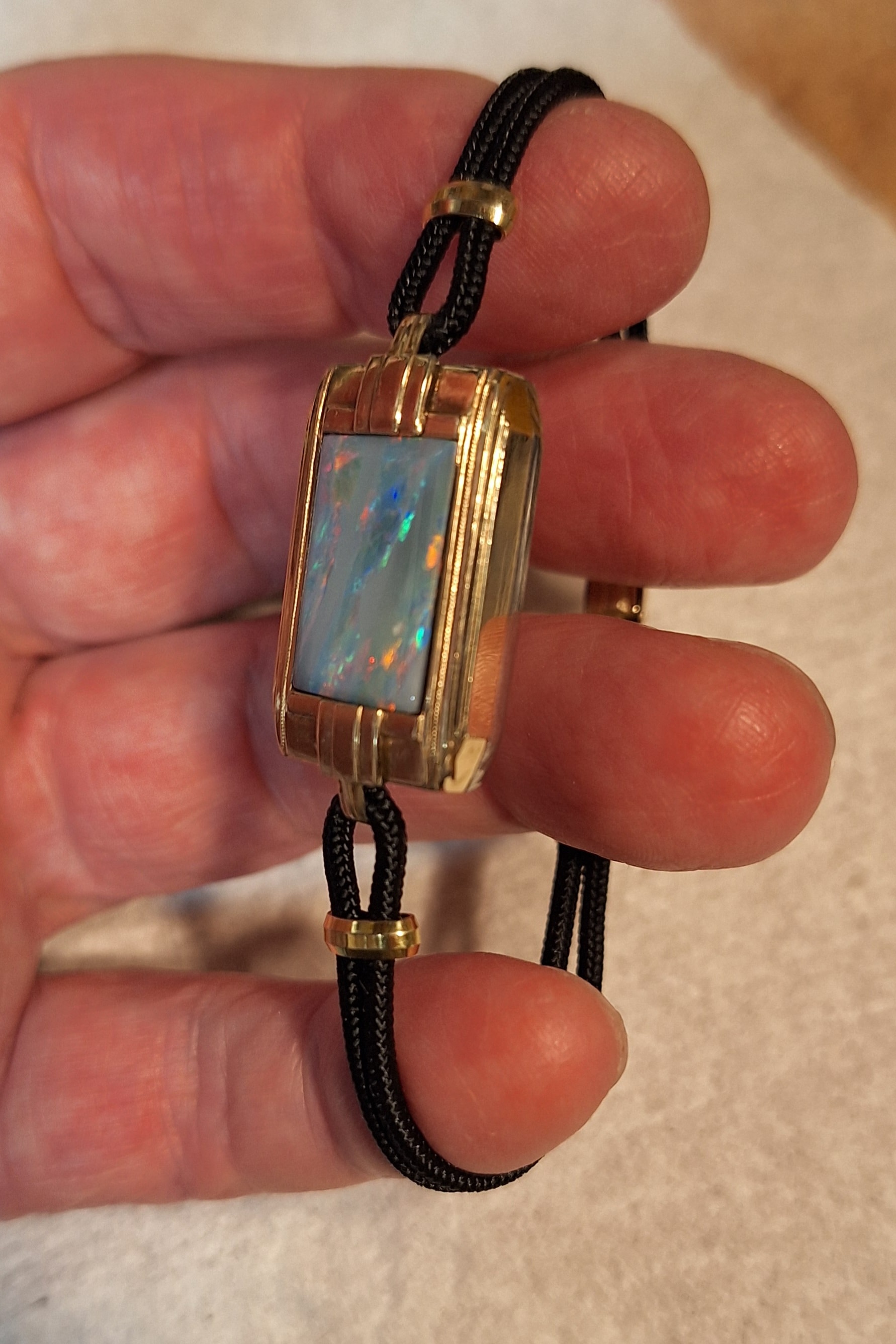 Raw Australian opal gemstone collection